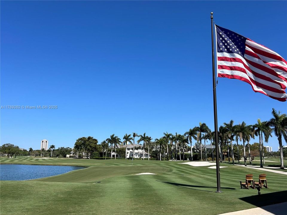 18th hole view at Country Club
