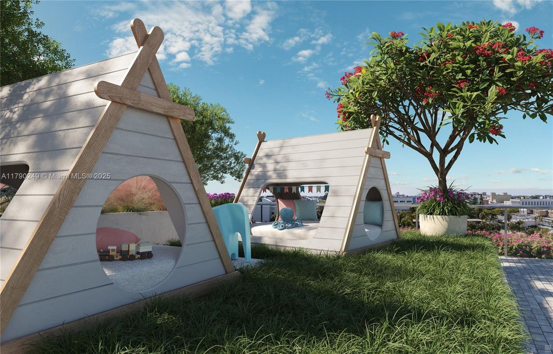 Rooftop Kids Tent Play Area