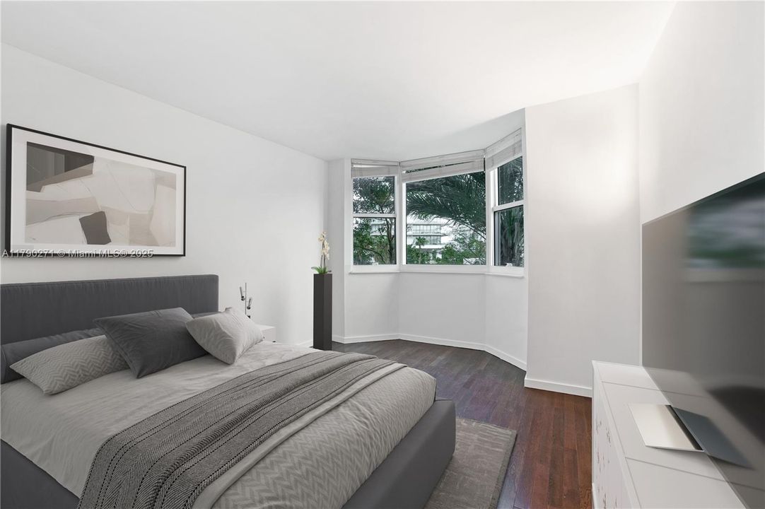 Second Bedroom - Furniture is virtually staged