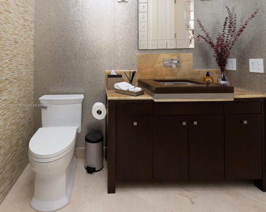 Full bath downstairs near living room 1