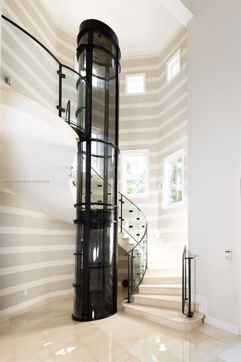 Elevator near front entrance