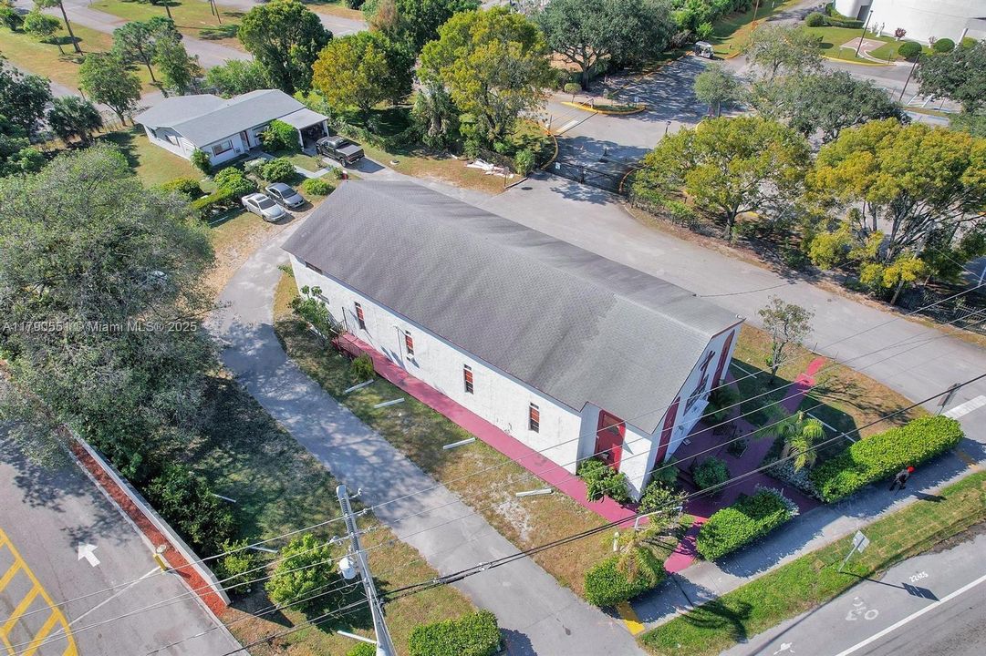New roof on single family home and partial new roof on commercial building