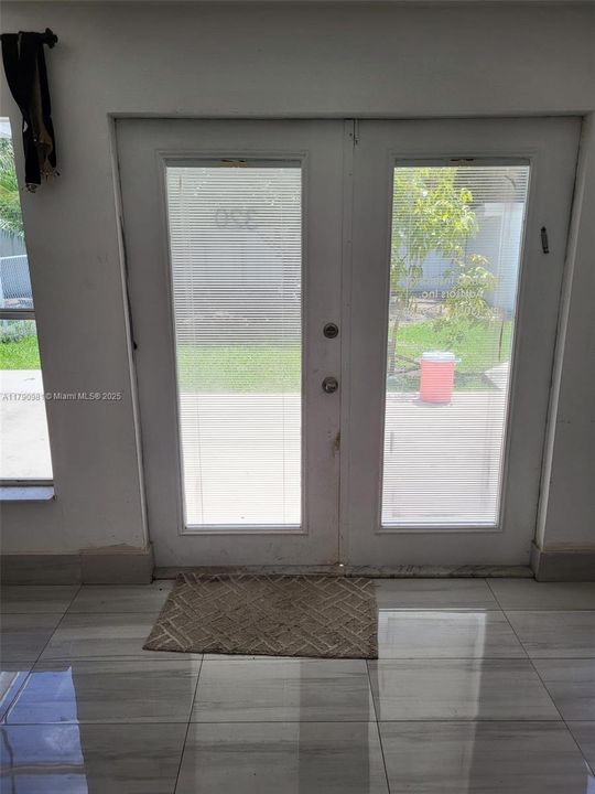 FAMILY ROOM BACK DOORS