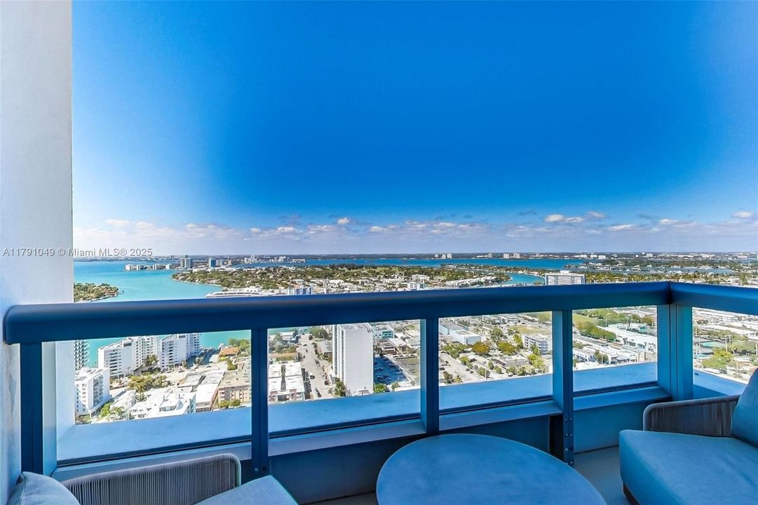 west  balcony off bedroom #2