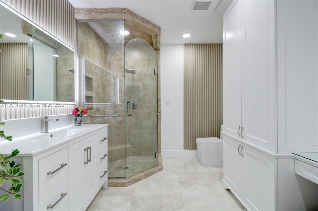 beautiful newly designed bathroom