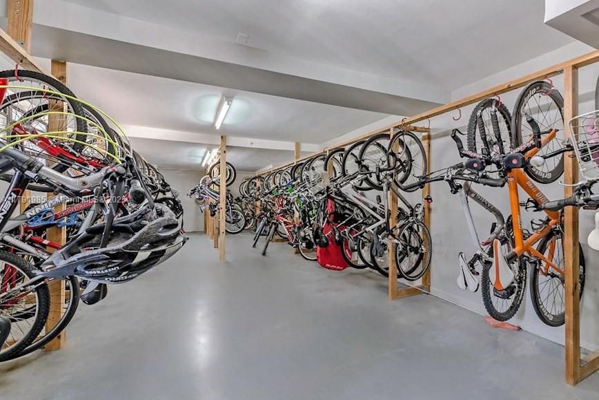 Bike storage room