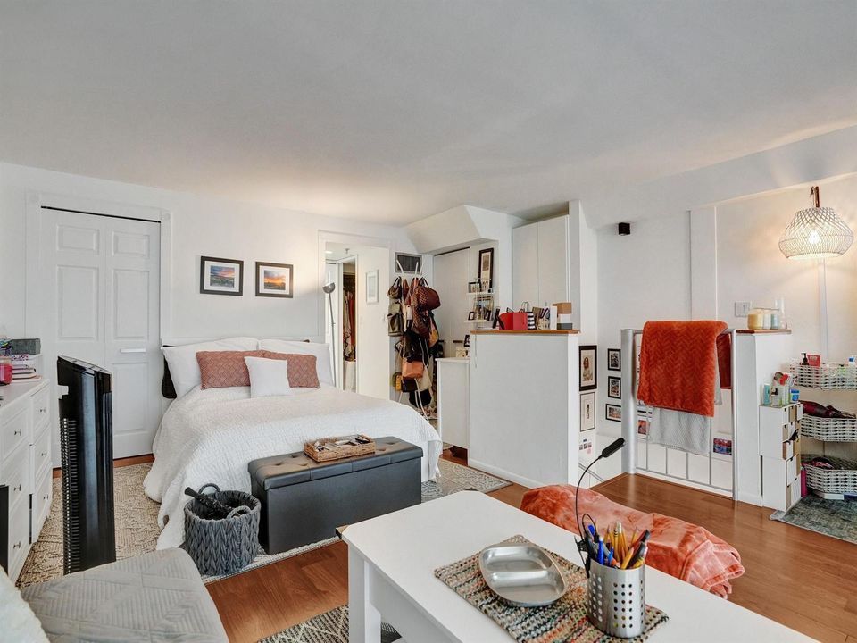 Spacious loft bedroom