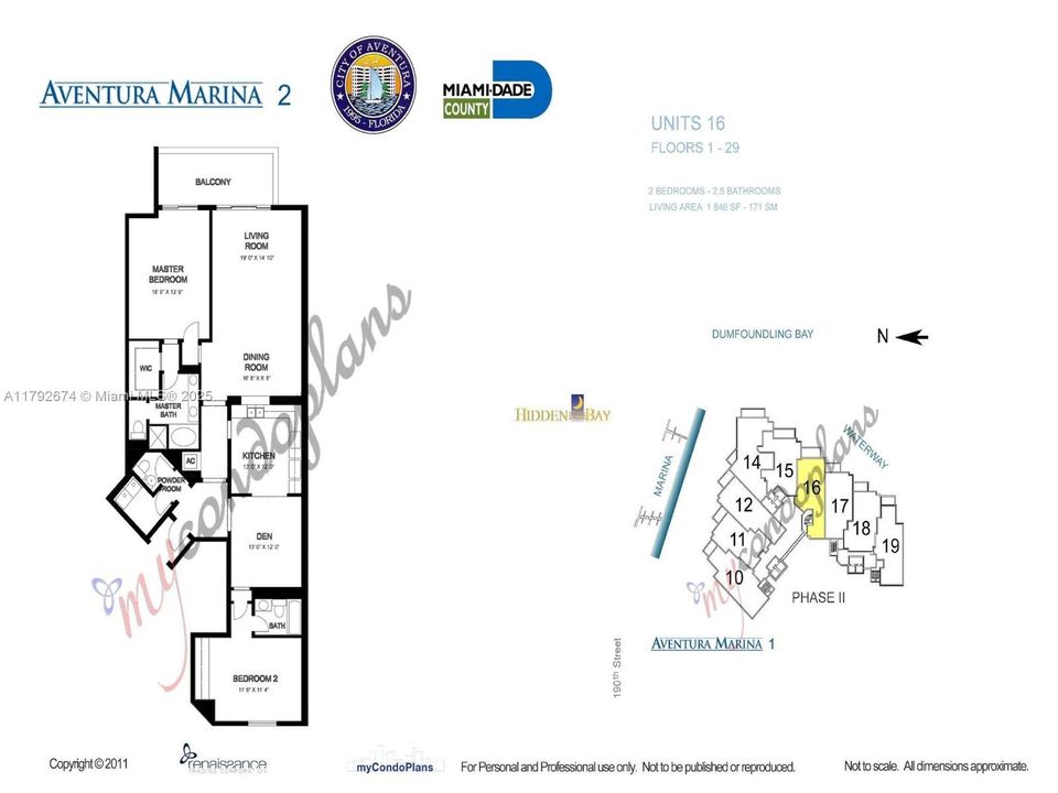 На продажу: $759,000 (2 спален, 2 ванн, 1846 Квадратных фут)