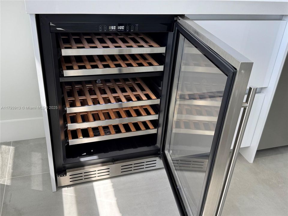 Details - Bar area has under-counter wine cellar