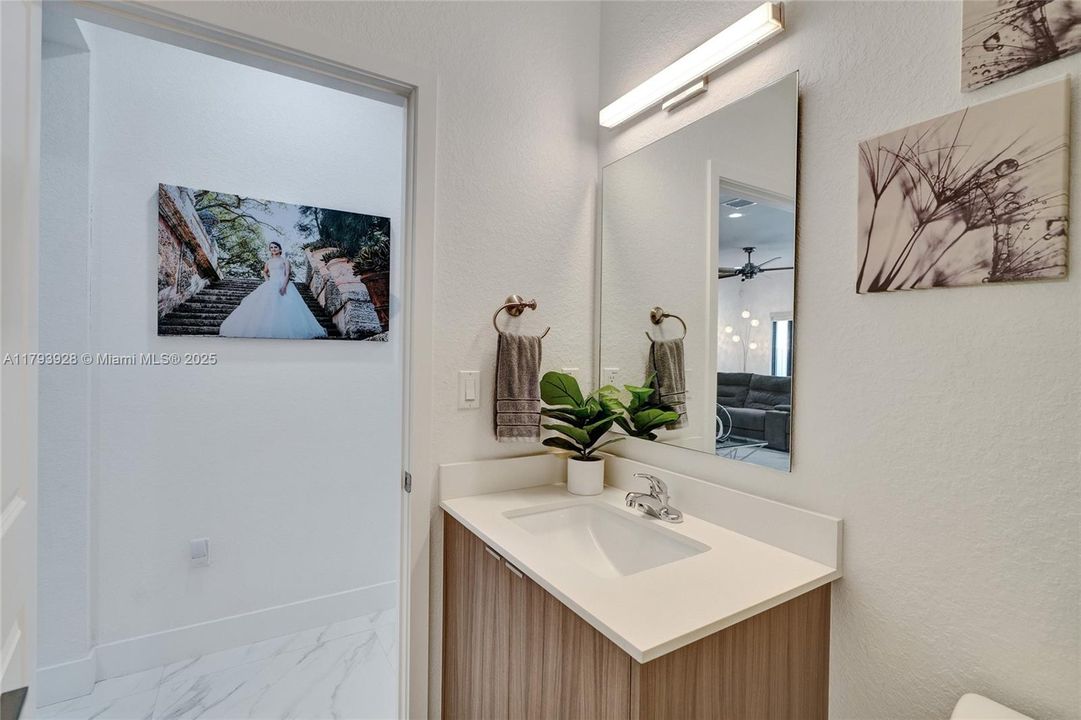 1st level full bathroom