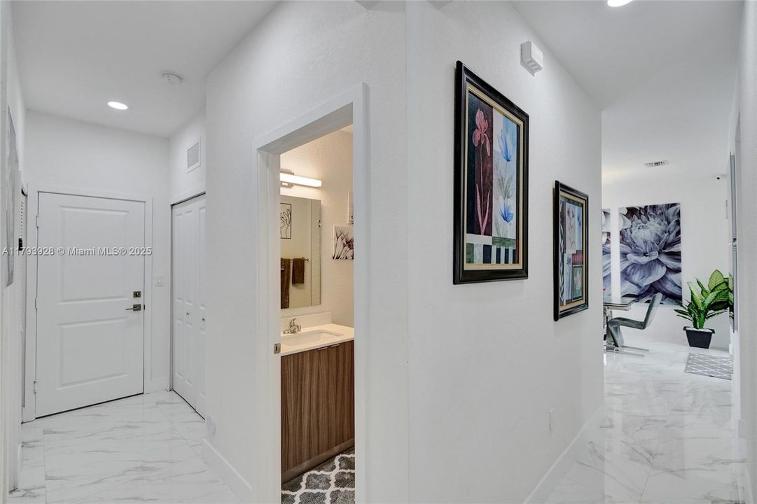 1st level full bathroom