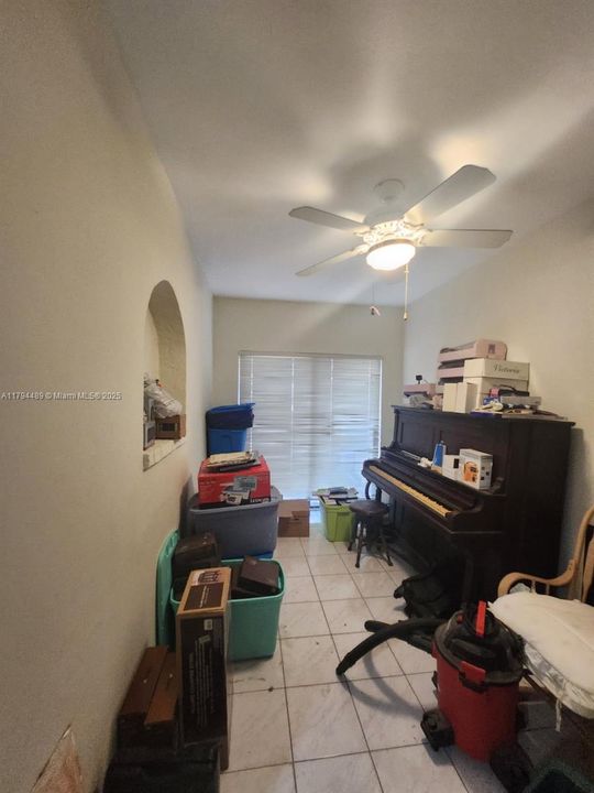 Sliding doors to backyard