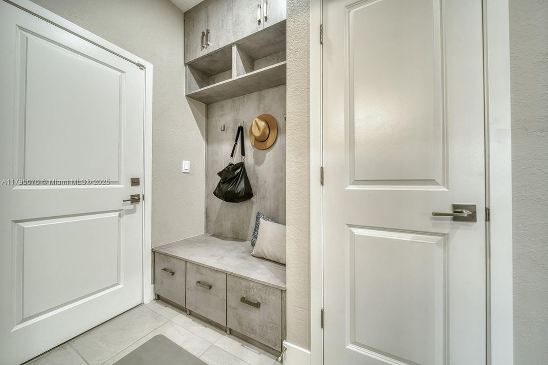 Entrance/Exit from garage.