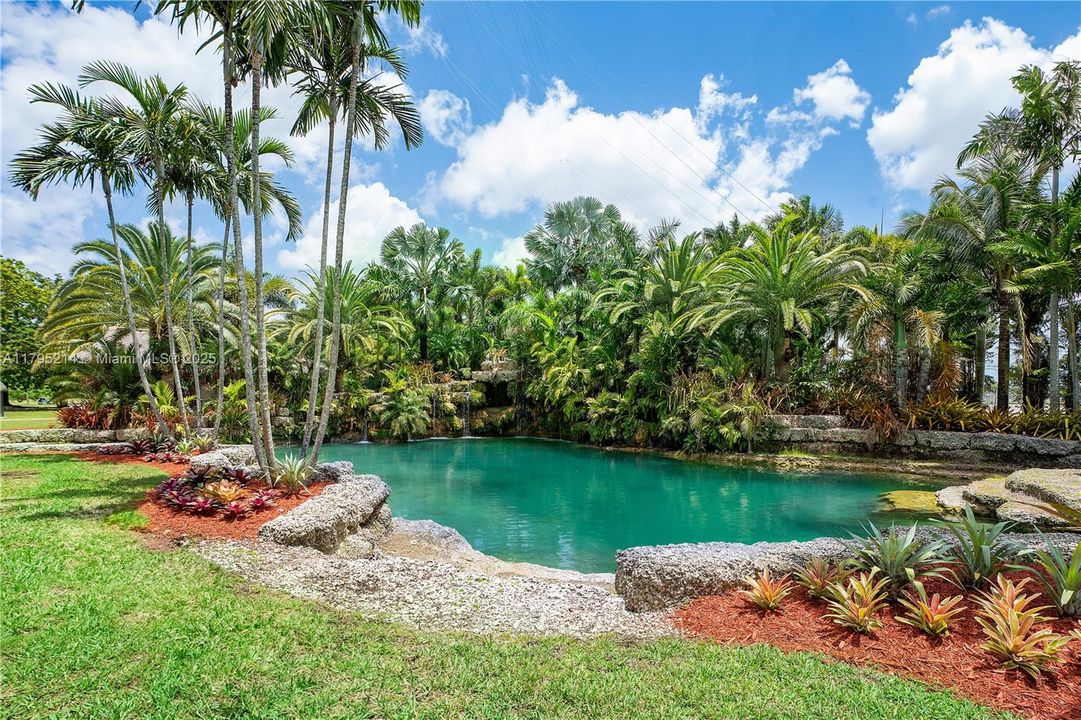 Freshwater Grotto with waterfall