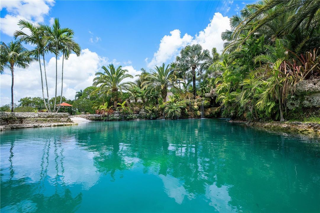 Freshwater Grotto with waterfall