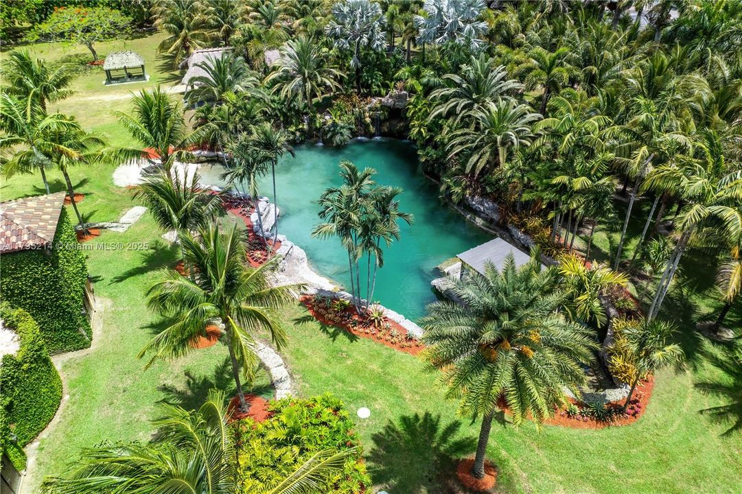Freshwater Grotto with waterfall