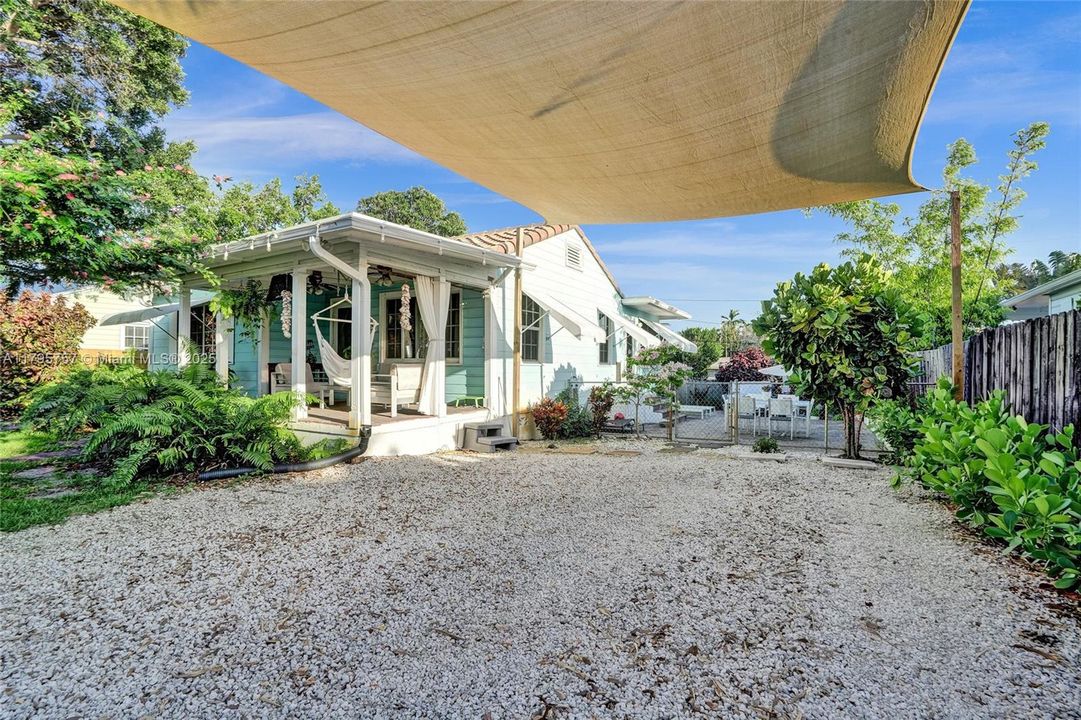 Drive way, can hold RV, boat, trailer, cars etc.