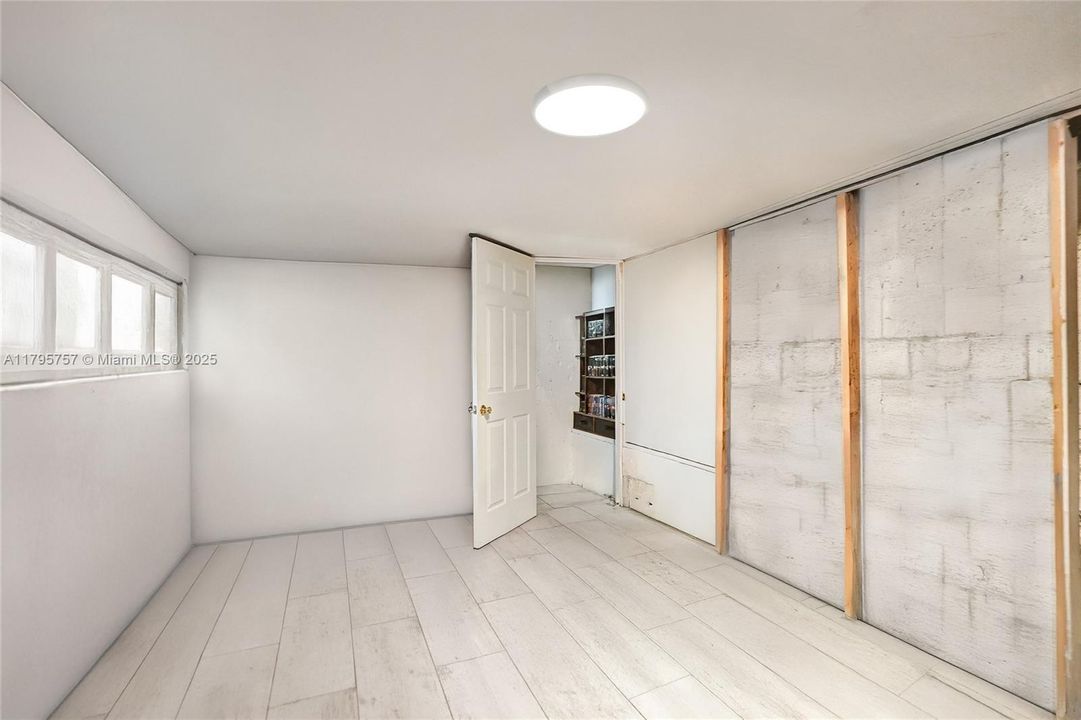 First room in basement