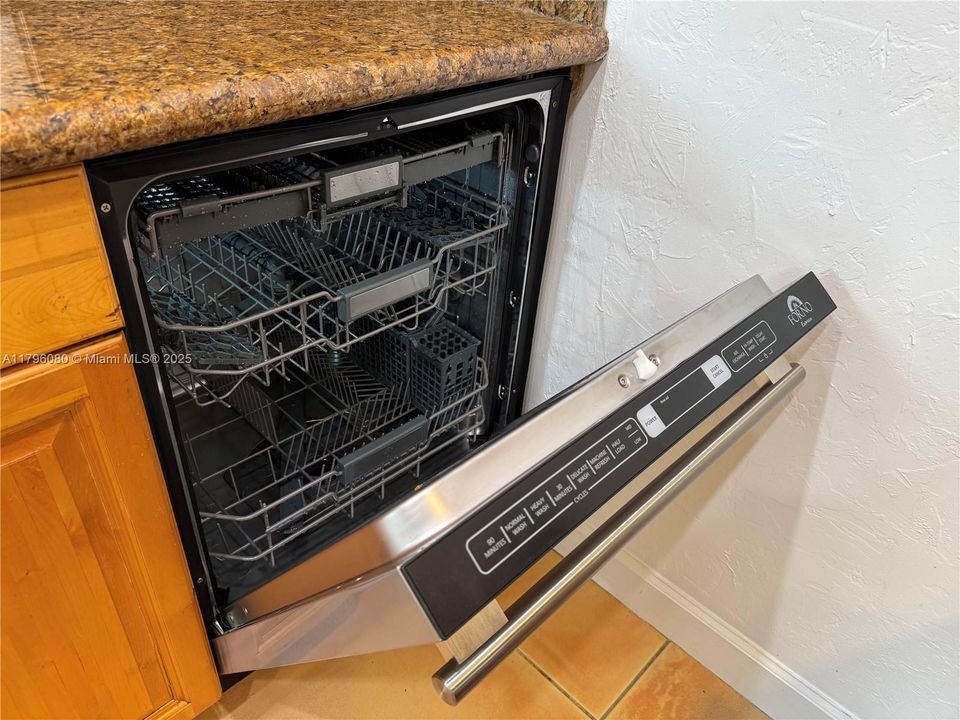 Brand new stainless steel dishwasher