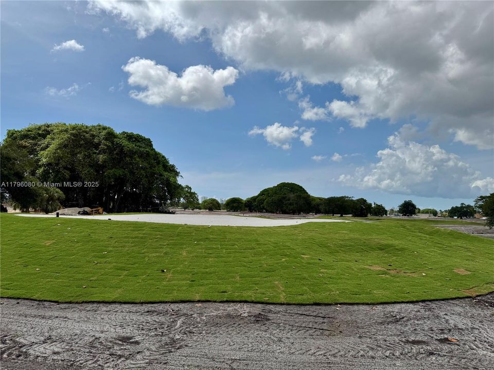 May 30,2025 - Sod is being installed on golf course