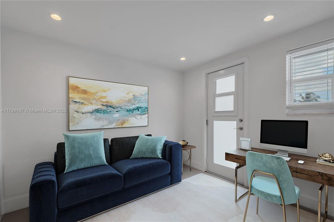 Third bedroom - virtually staged