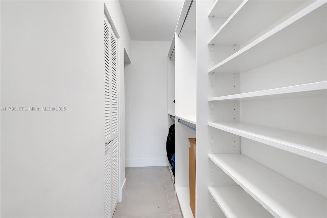 Master bedroom custom closet
