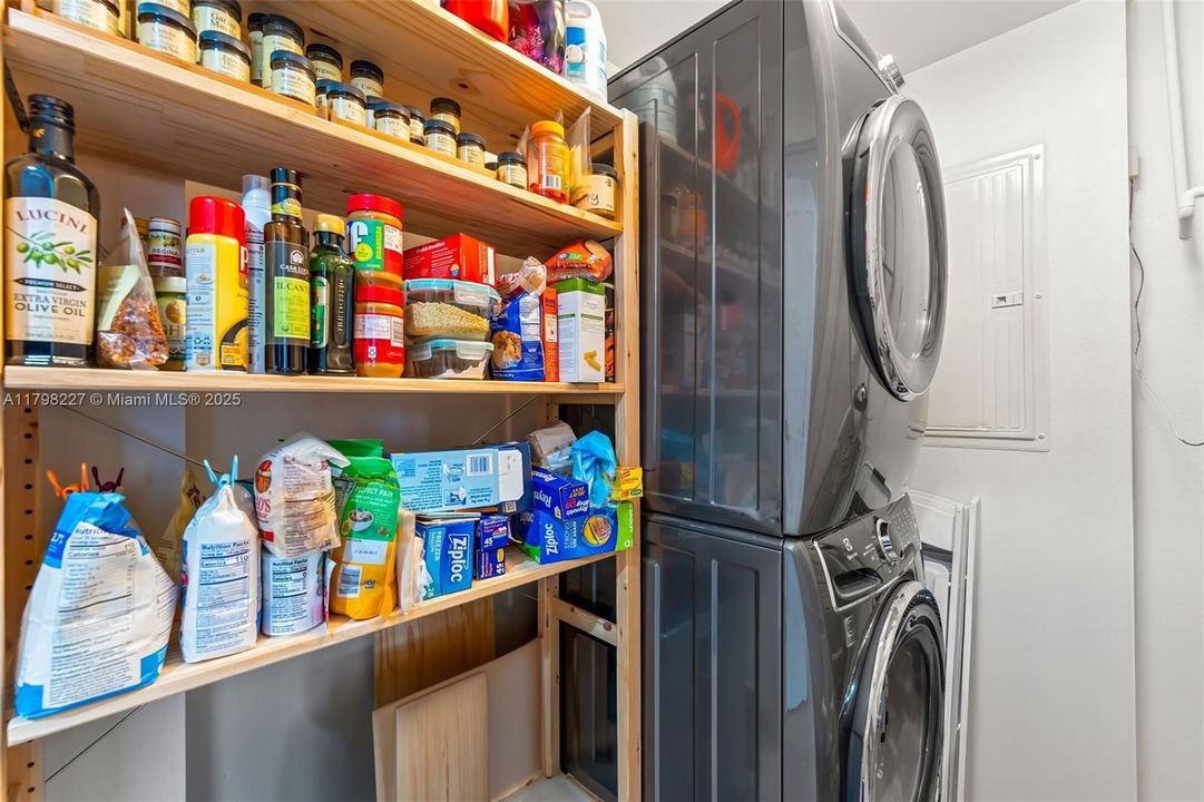 Pantry & Laundry Room Combo