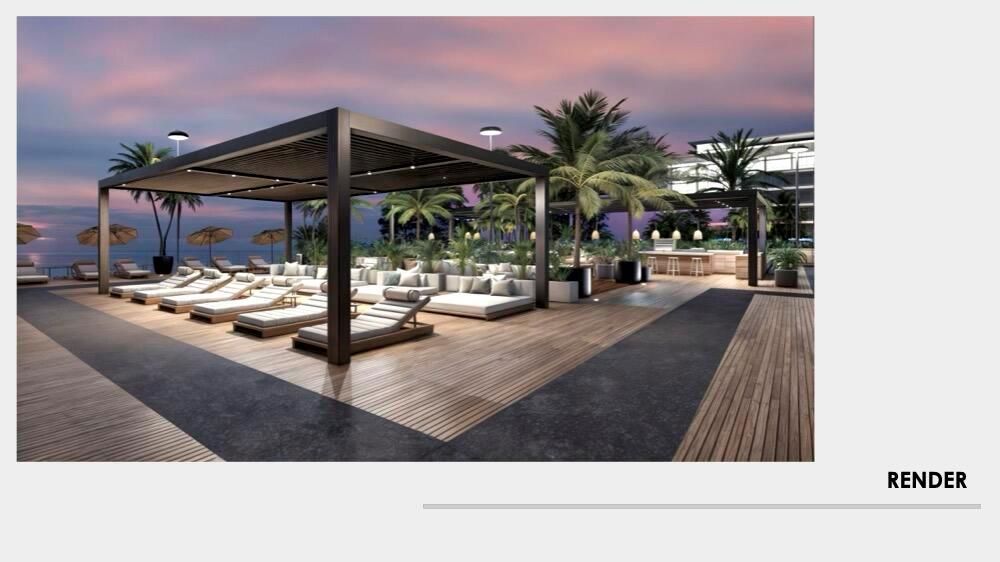 Evening Pergolas Rendering