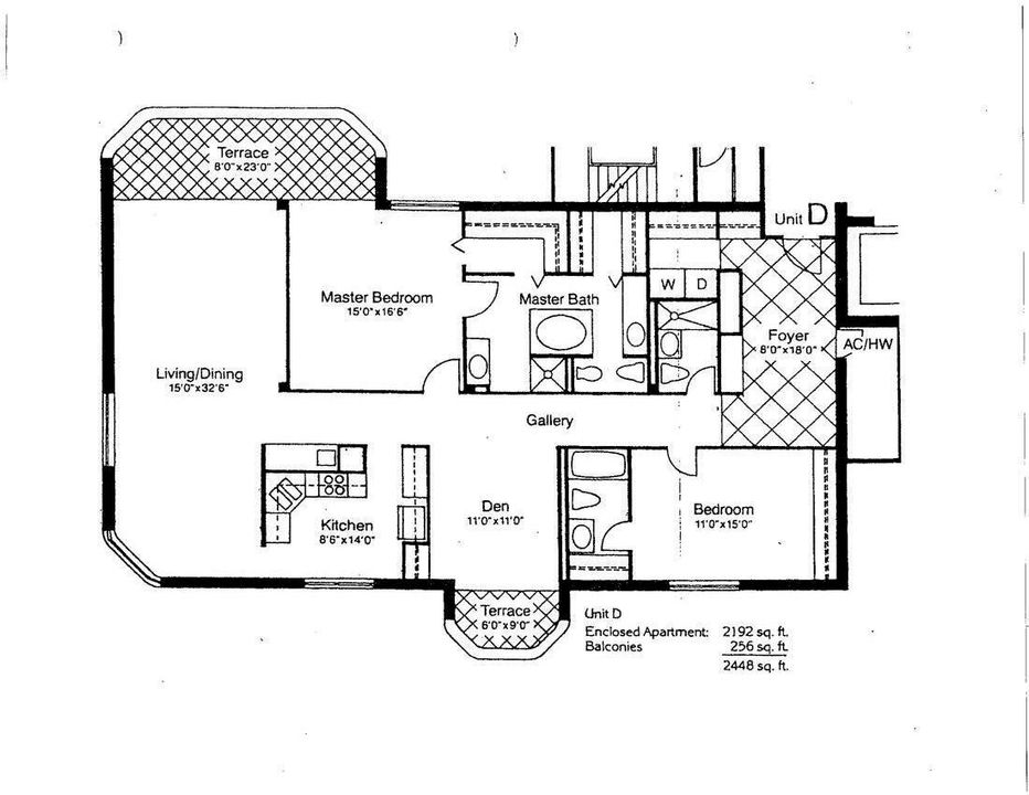 Unit D Floor Plan