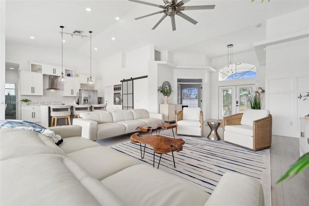 Great Room looking toward the Office and Entry