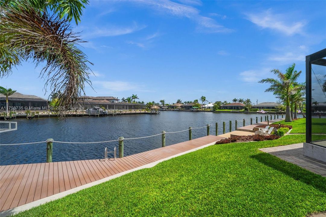 Overlooking the 200 foot wide intersecting canal basin
