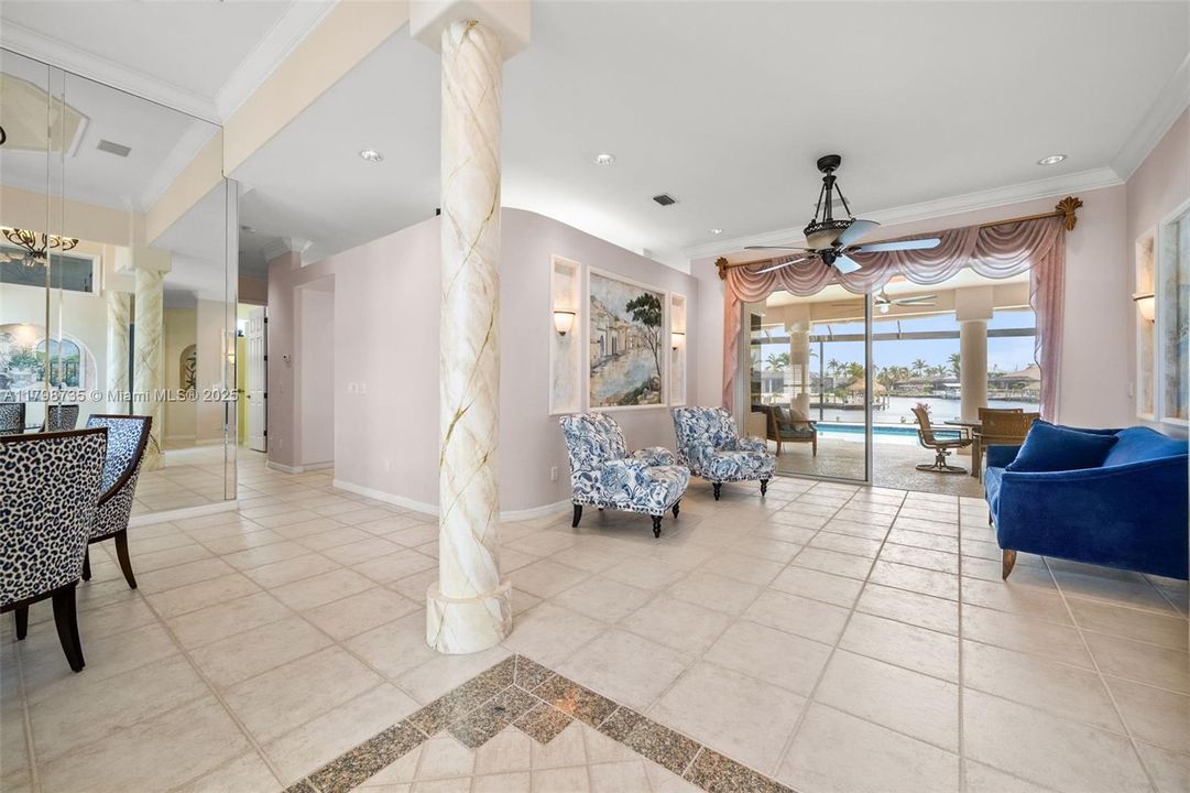 View from the Front Doors all the way to the water