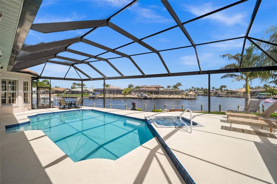 Great views from the pool and spa