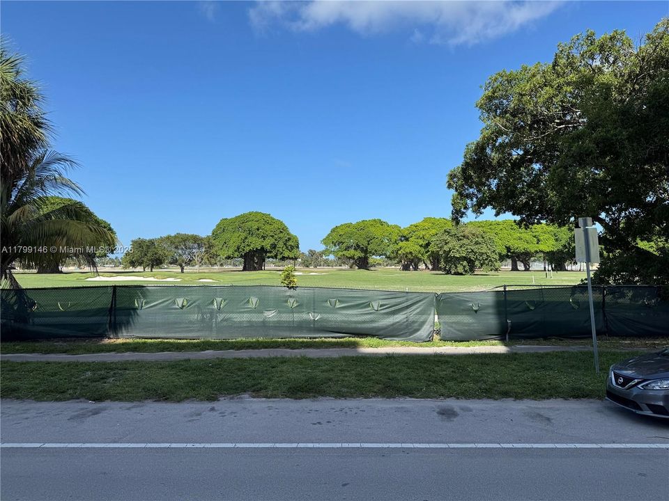 July 19, 2025 - Grass is growing on all fairways near building