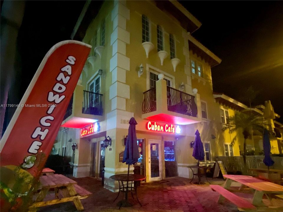 Cuban Cafe next door to Publix and just a few blocks from property