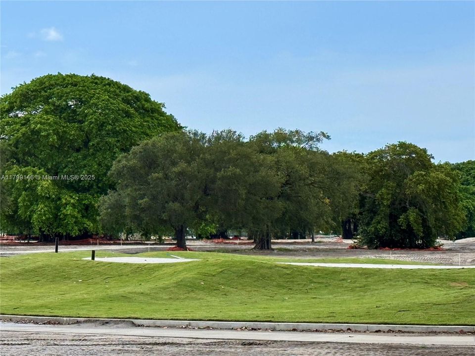 May 30, 2025 - New sod is being installed around the greens