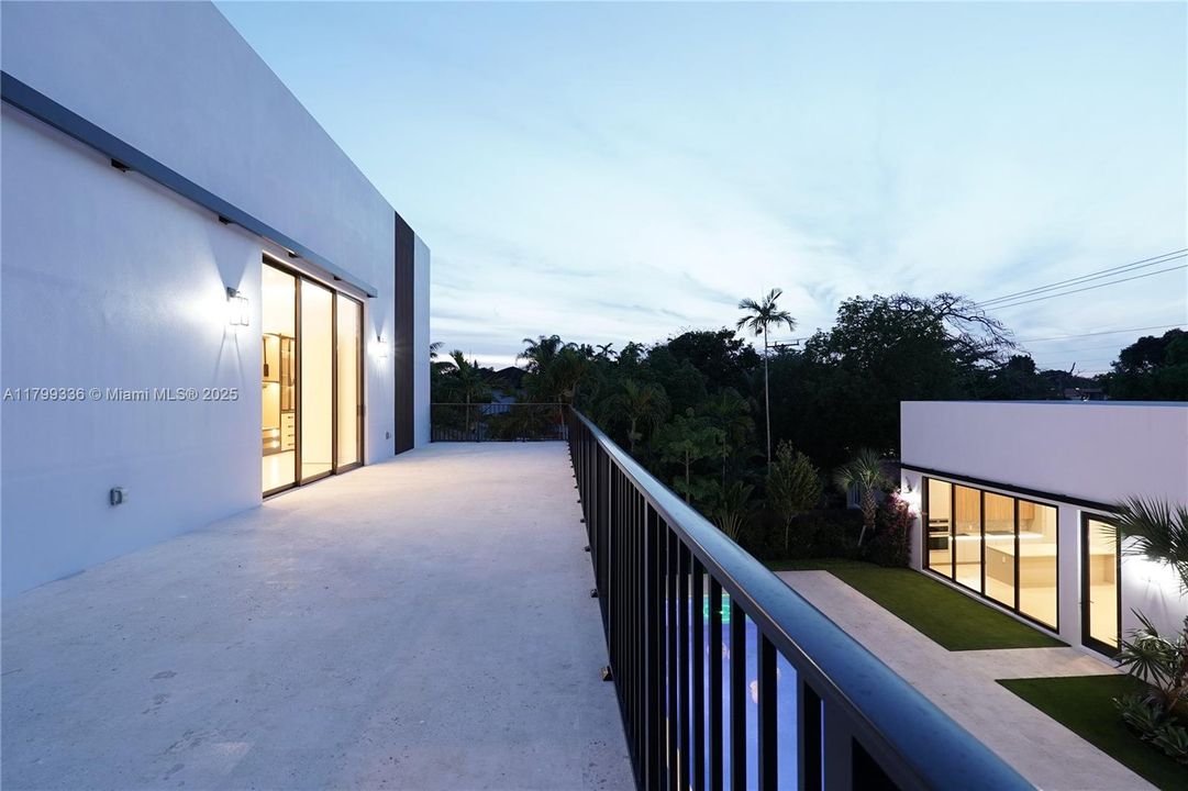 Master bedroom balcony