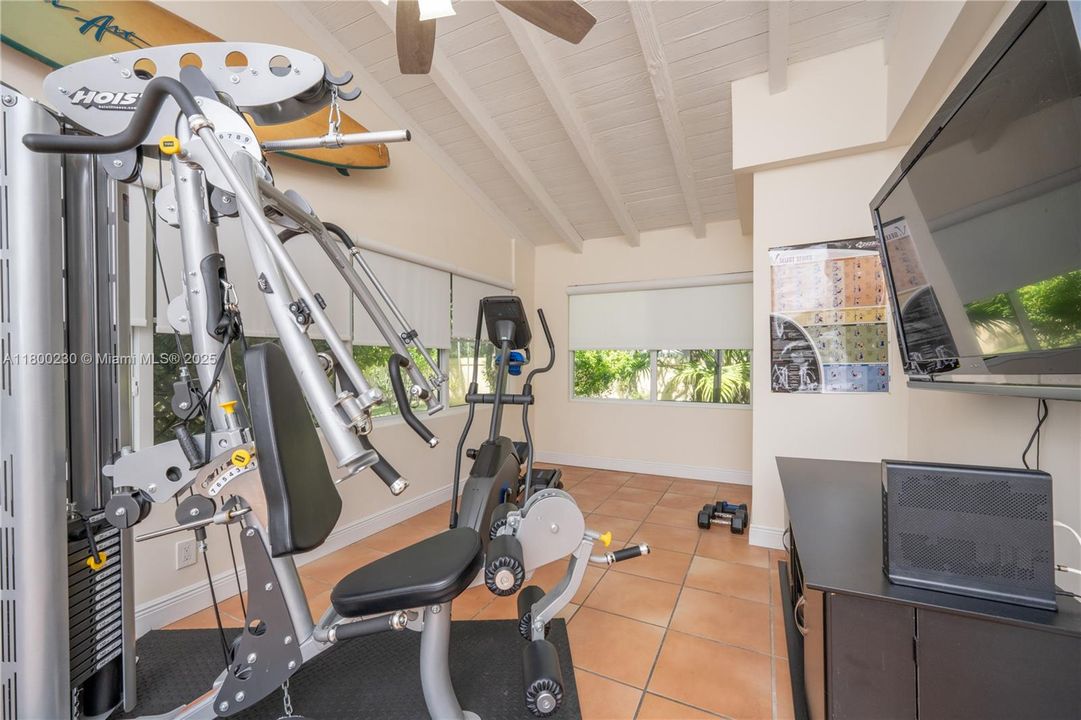 Exercise in the Large Florida Room