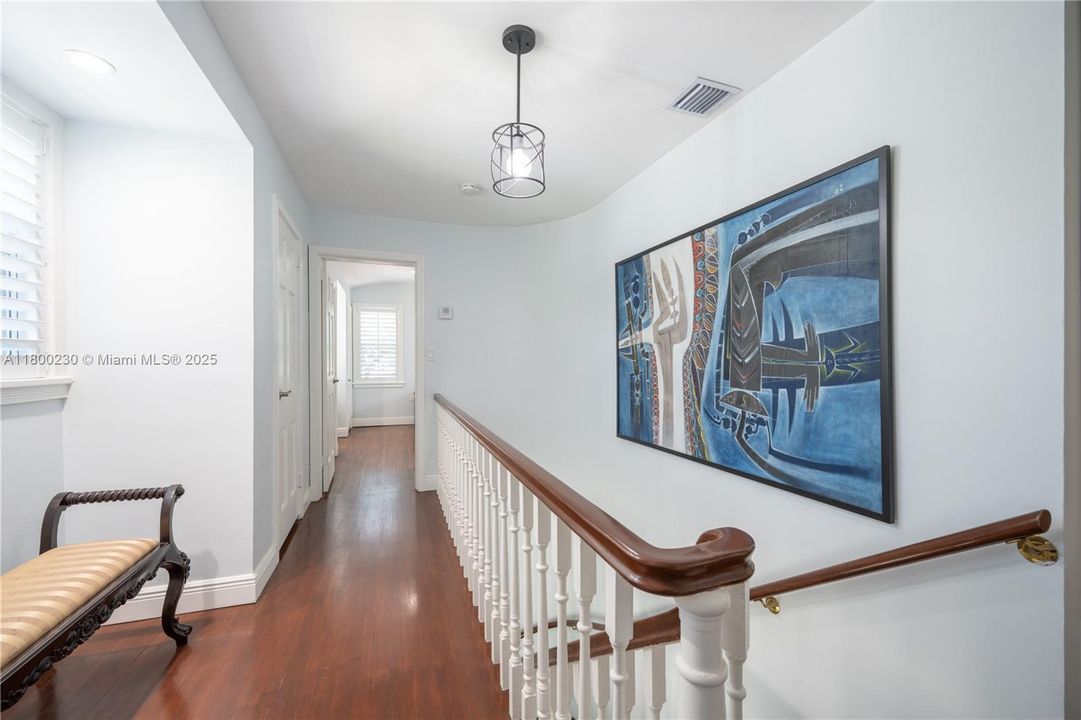 Landing and sitting area