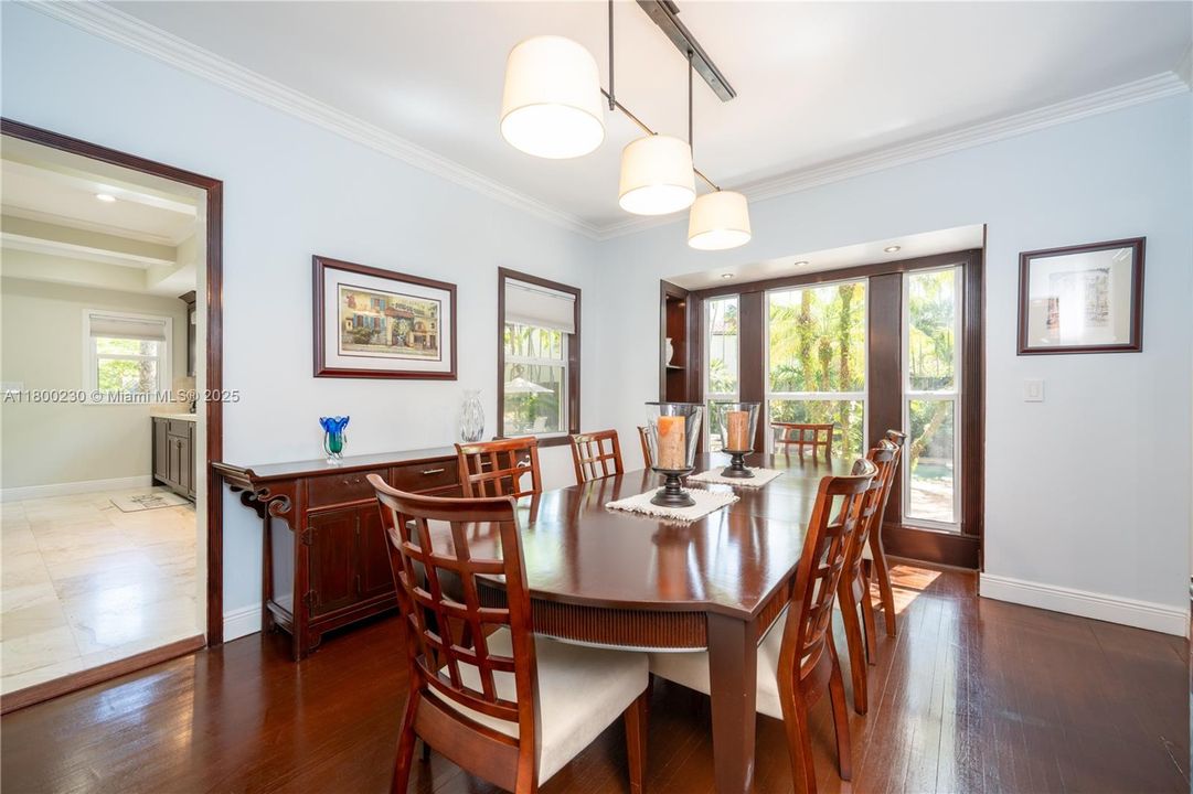 Formal Dining Area adjacent to the Chef's Kitchen