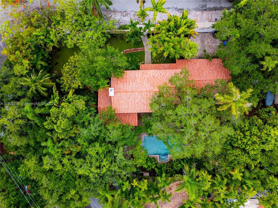 Aerial View to Appreciate the double corner lot of 15,992 SQ FT.