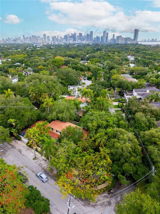 Aerial View of Brickell Ave from the home