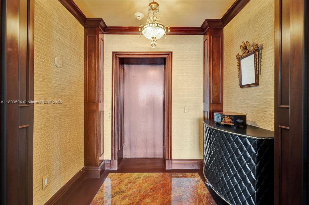 Private Elevator Lobby Entrance