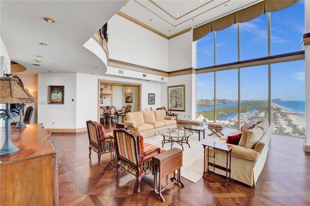 Living Room w/Direct Ocean Views