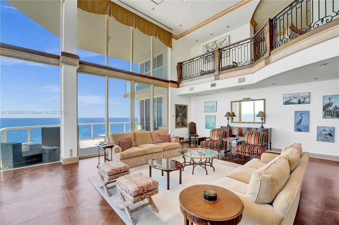 Living Room w/Direct Ocean Views