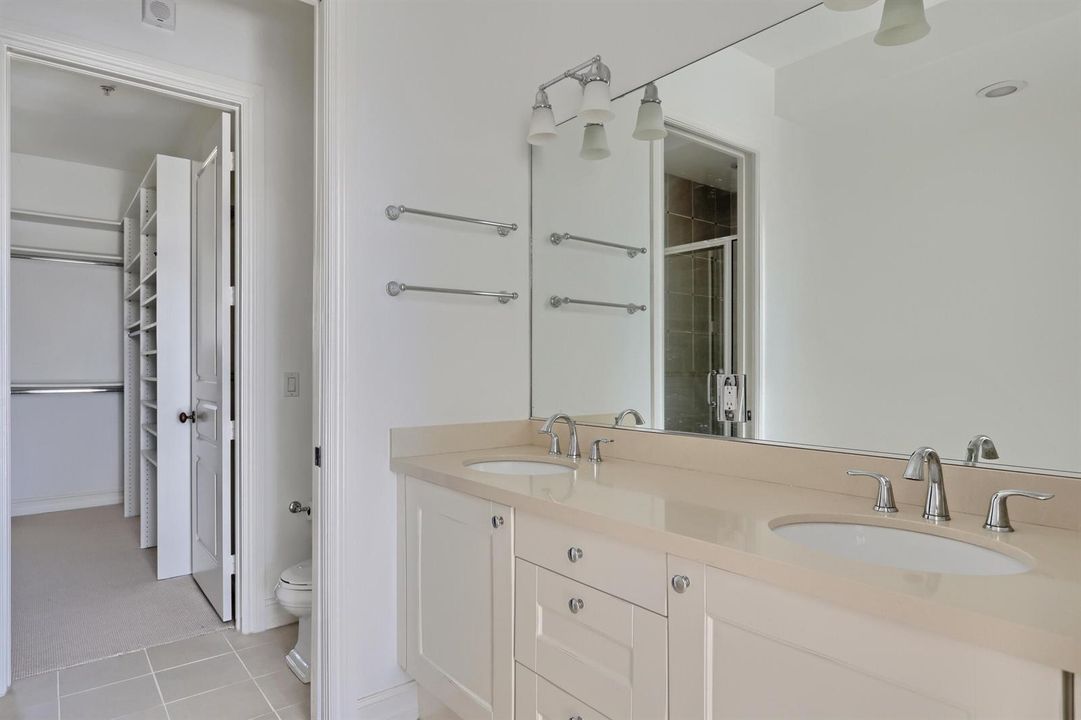 Primary Bath into Closet