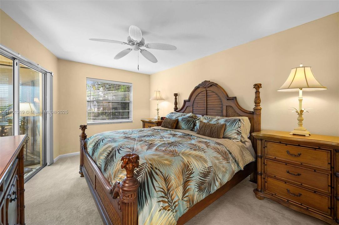 Master Bedroom with Sliding Door to Lanai