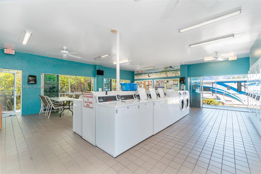 Updated laundry area
