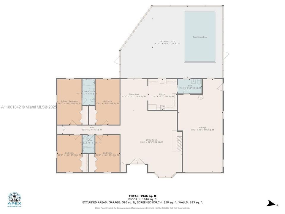 For Sale: $436,000 (4 beds, 2 baths, 2030 Square Feet)