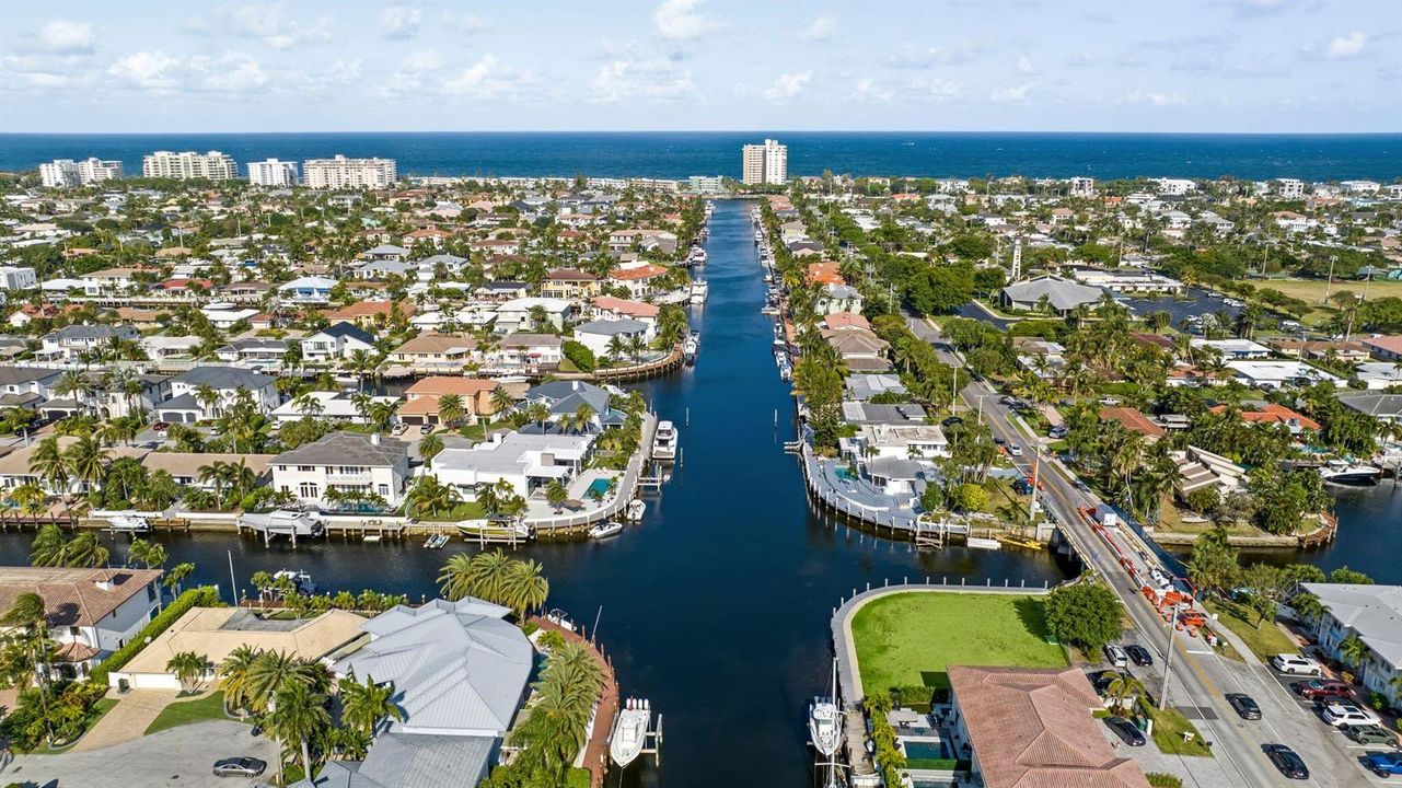 Aerial with Water View